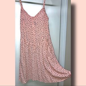 Little pink heart dress w/ pockets💗